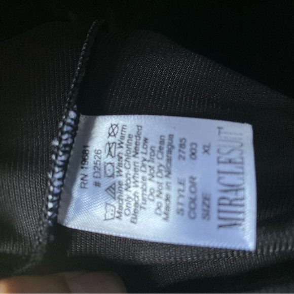 Miraclesuit Women's Shapewear Surround Support Shaping Hi Waist Brief black XL - Picture 4 of 7